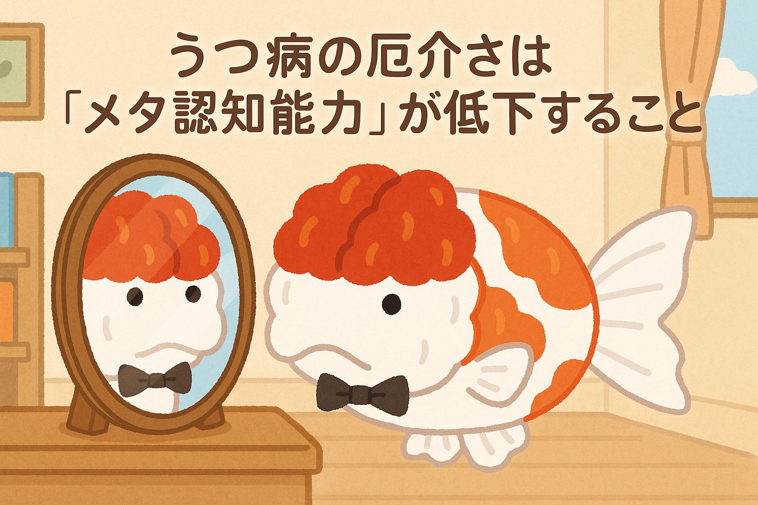 うつ病の厄介さは「メタ認知能力」が低下すること