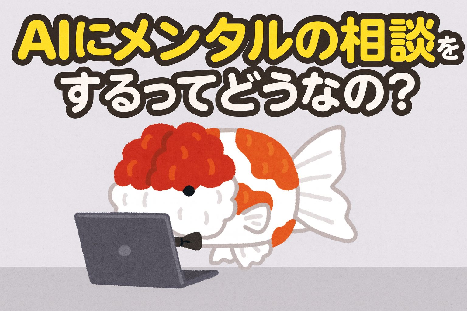 AIにメンタルの相談をするってどうなの？うつ病おじさんの考え。